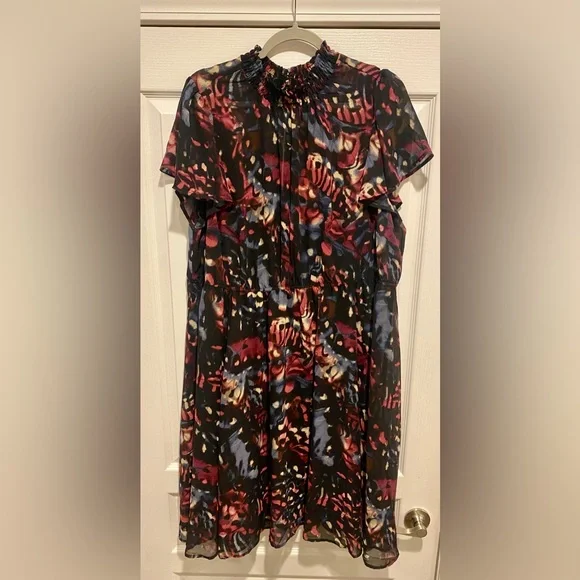 Torrid Mini Chiffon Smocked Dress - Picture 4 of 7
